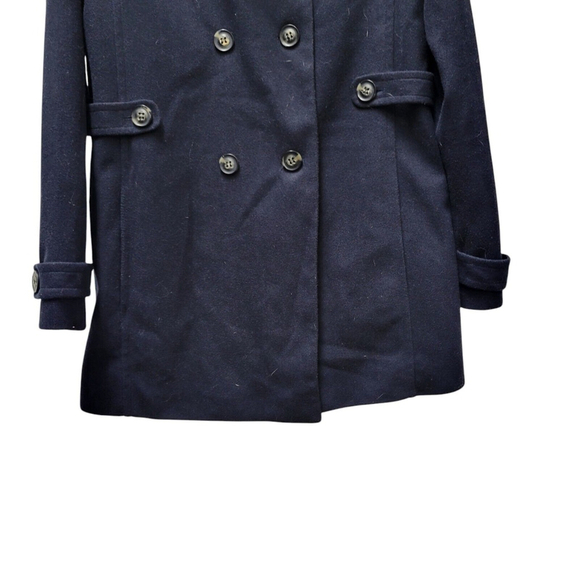Forever 21 Double Breast Pea Coat Women's Medium Navy Pre-owned - Picture 7 of 11